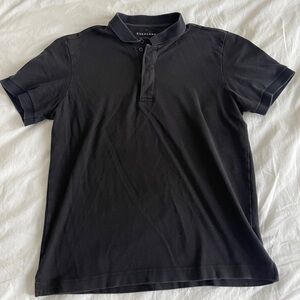 Everlane men’s polo shirt black